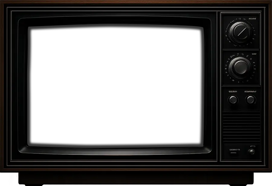 Vintage television frame